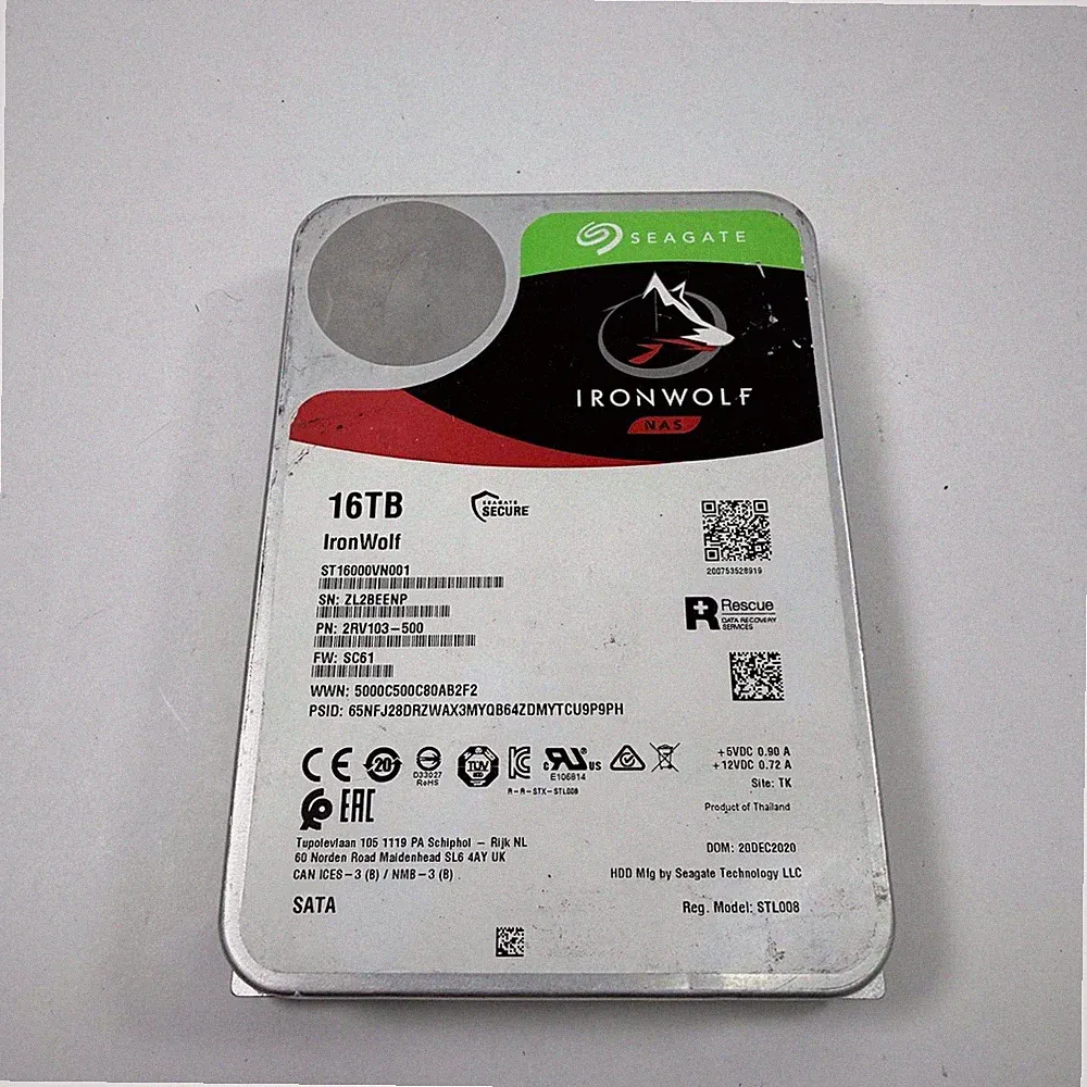 Broken Seagate 3.5" Ironwolf Pro 16TB SATA III 6Gbps NAS Hard Drive 2RV103-500