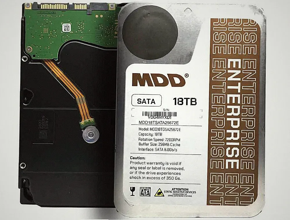 MDD 18TB 7200RPM 256MB Cache SATA 6G 3.5" Enterprise Hard Drive Datacenter, RAID