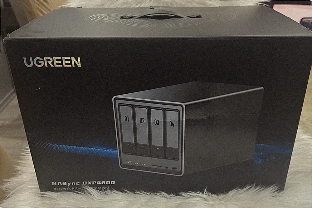 UGREEN NASync DXP4800 4-Bay Network Attached Storage, Diskless-OPEN BOX!
