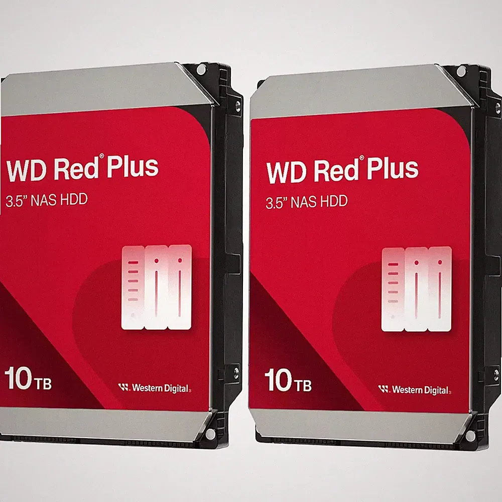 WD RED PLUS 10TB 512MB CACHE 2-PK