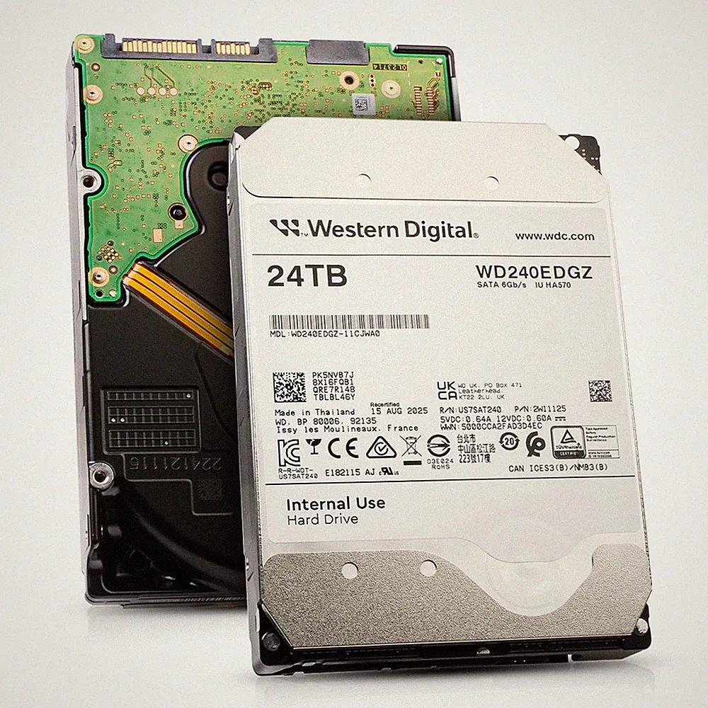 Western Digital IU HA570 24TB WD240EDGZ 7.2K RPM SATA 6Gb/s 512e 3.5" HDD